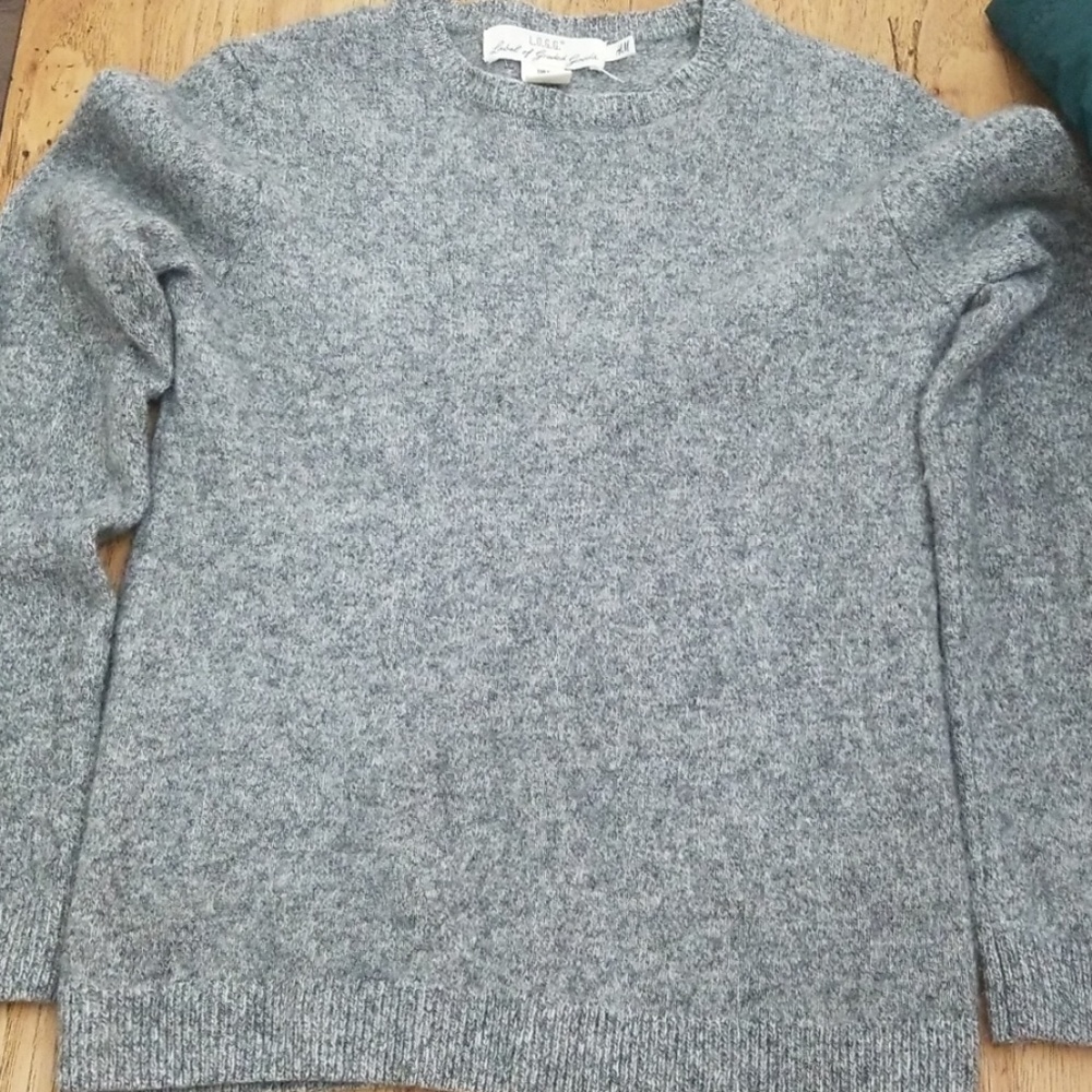 Wool Crew Neck Sweater Jumper Pullover